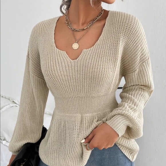 Ribbed knit sweater - Picture 1 of 3